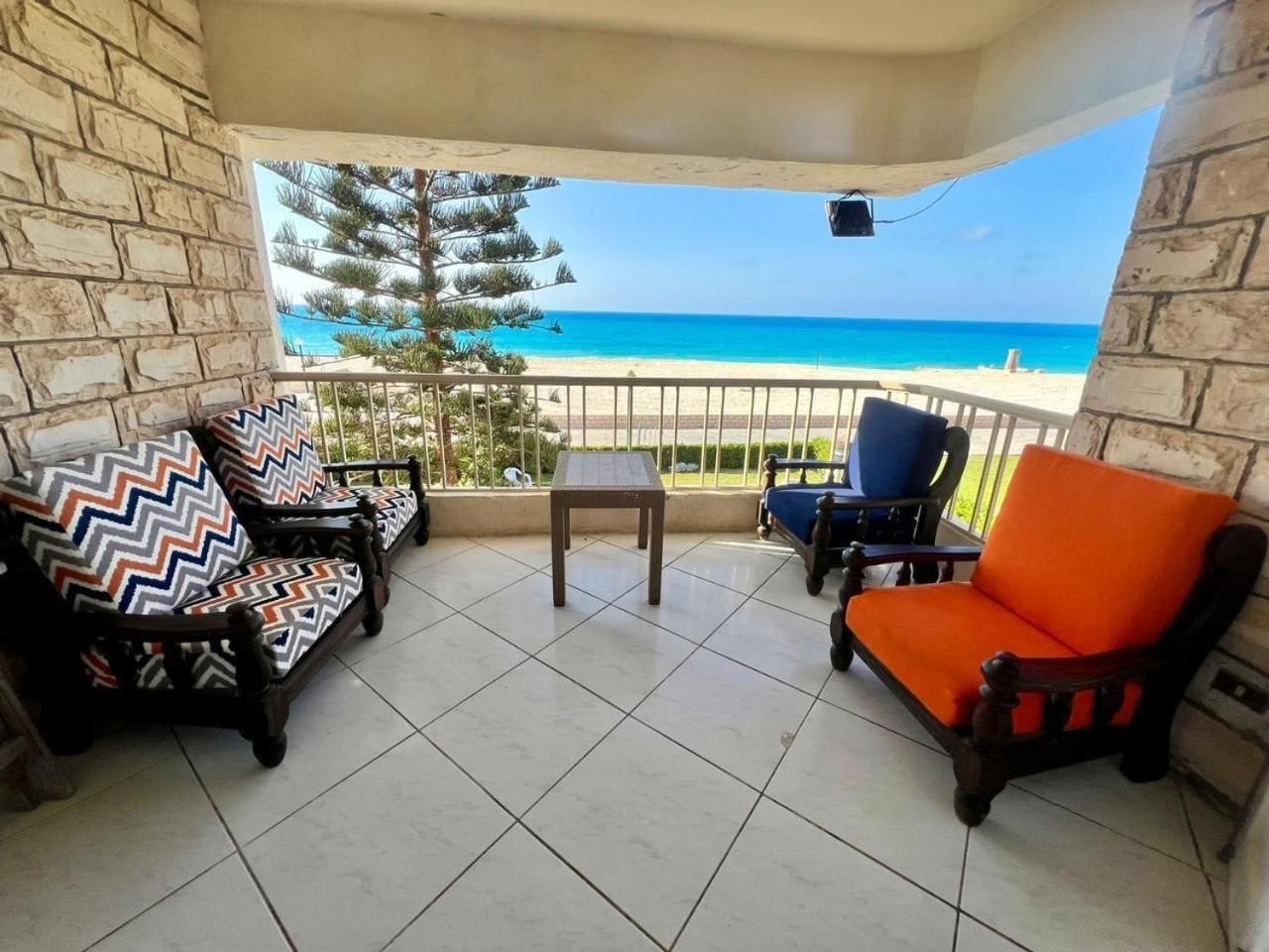 Beachfront Chalet In Green Beach, North Coast El Alamein Ngoại thất bức ảnh