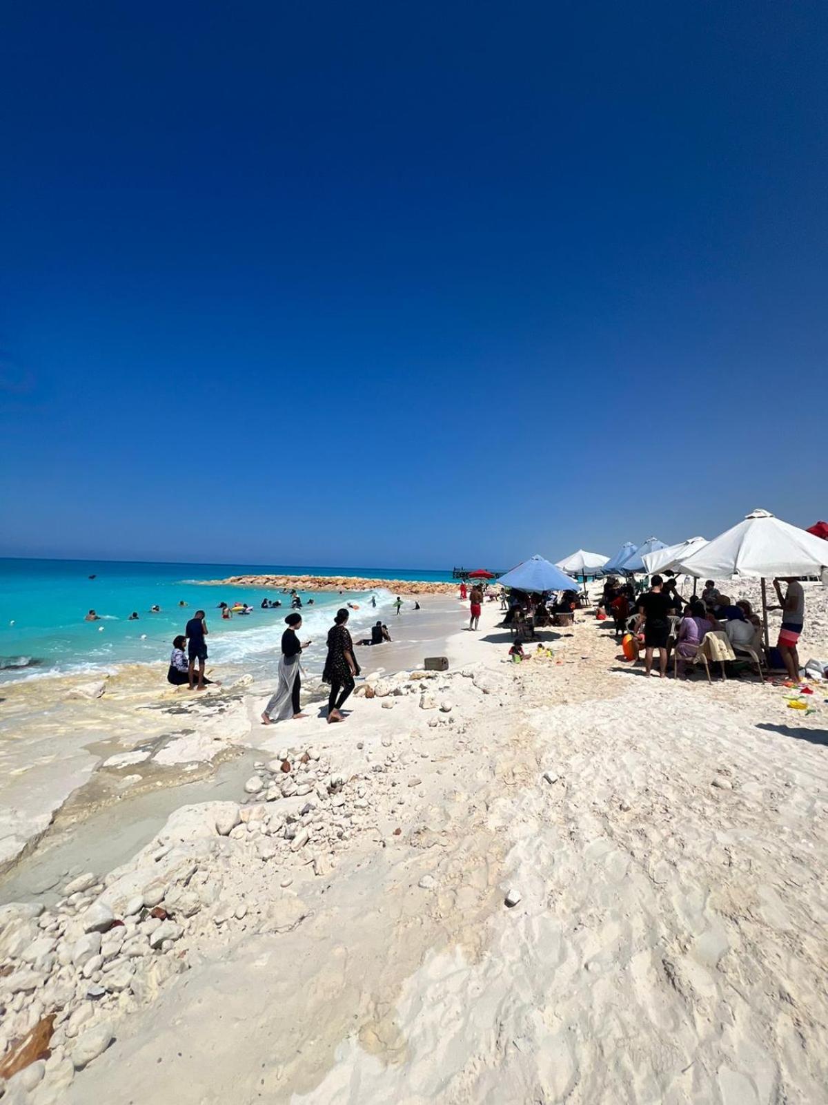 Beachfront Chalet In Green Beach, North Coast El Alamein Ngoại thất bức ảnh
